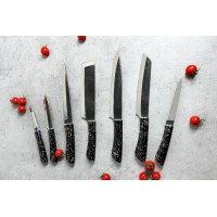 Kitchen Knife set made of steel VG -10 A350