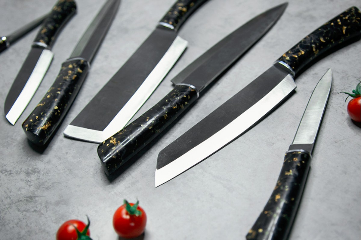 Набор Кухонных ножей из стали VG -10 A350