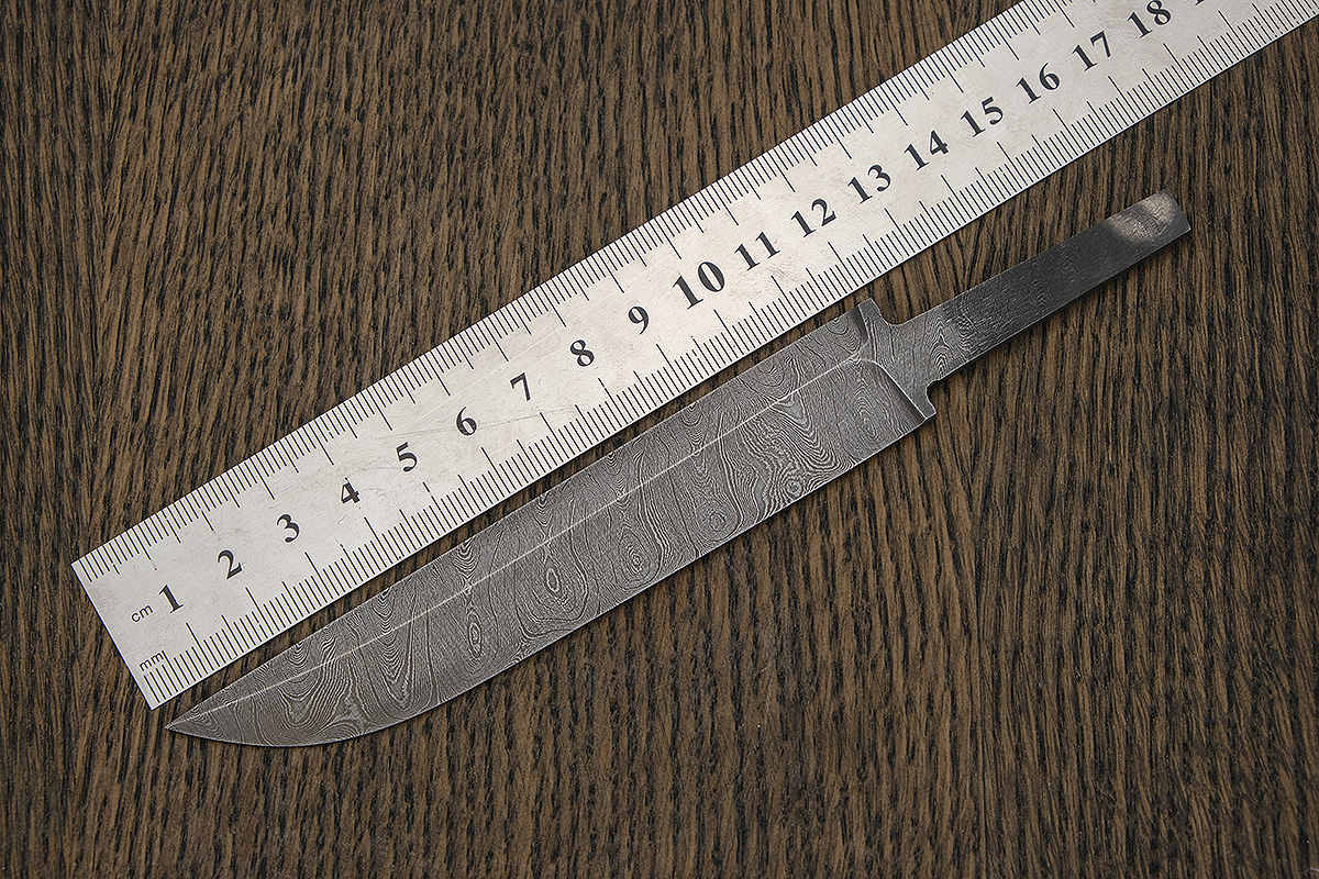 Клинок для ножа  из дамасской стали N74