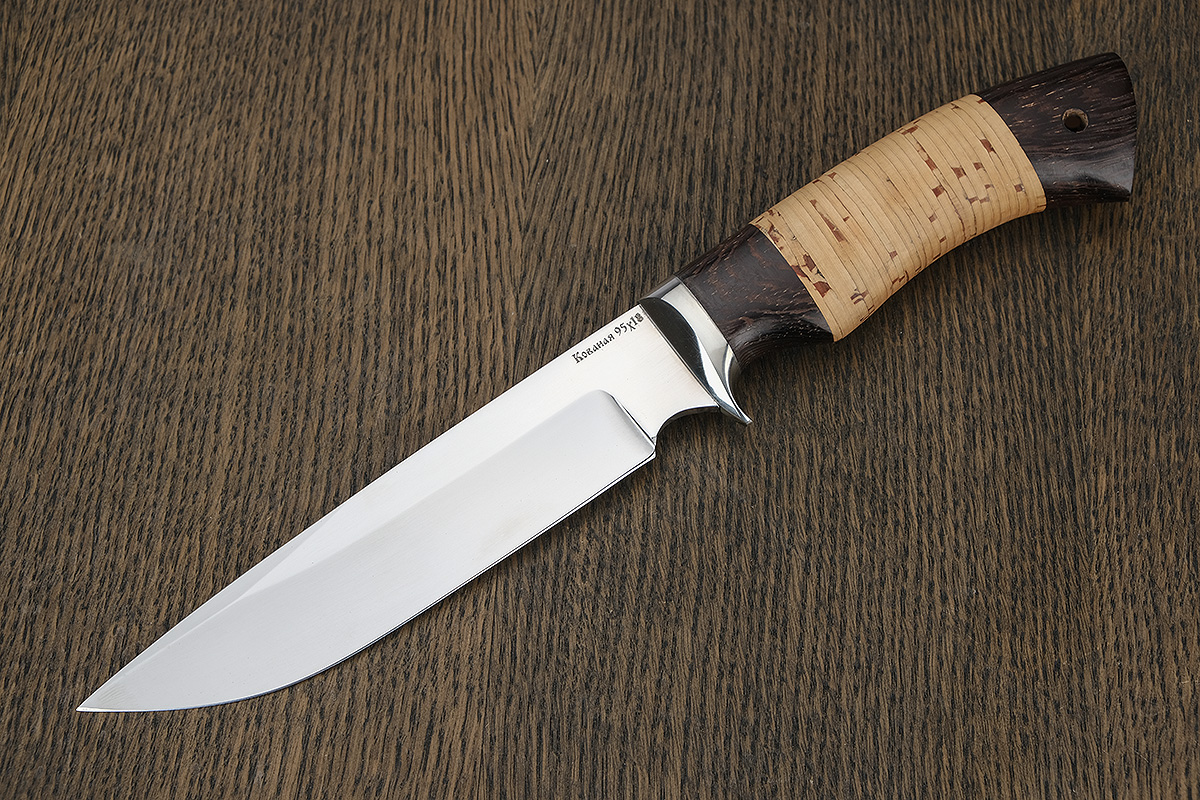 Нож Фортуна выполнен из кованной стали 95х18 A294