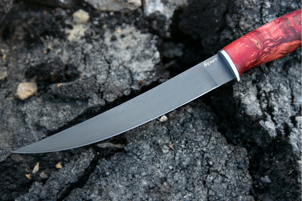 Филейный нож из булатной стали A401
