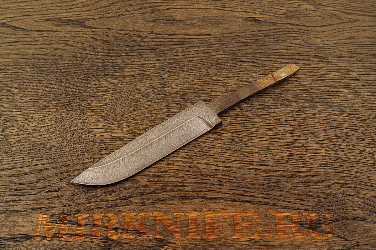 Клинок для ножа из дамасской стали N1