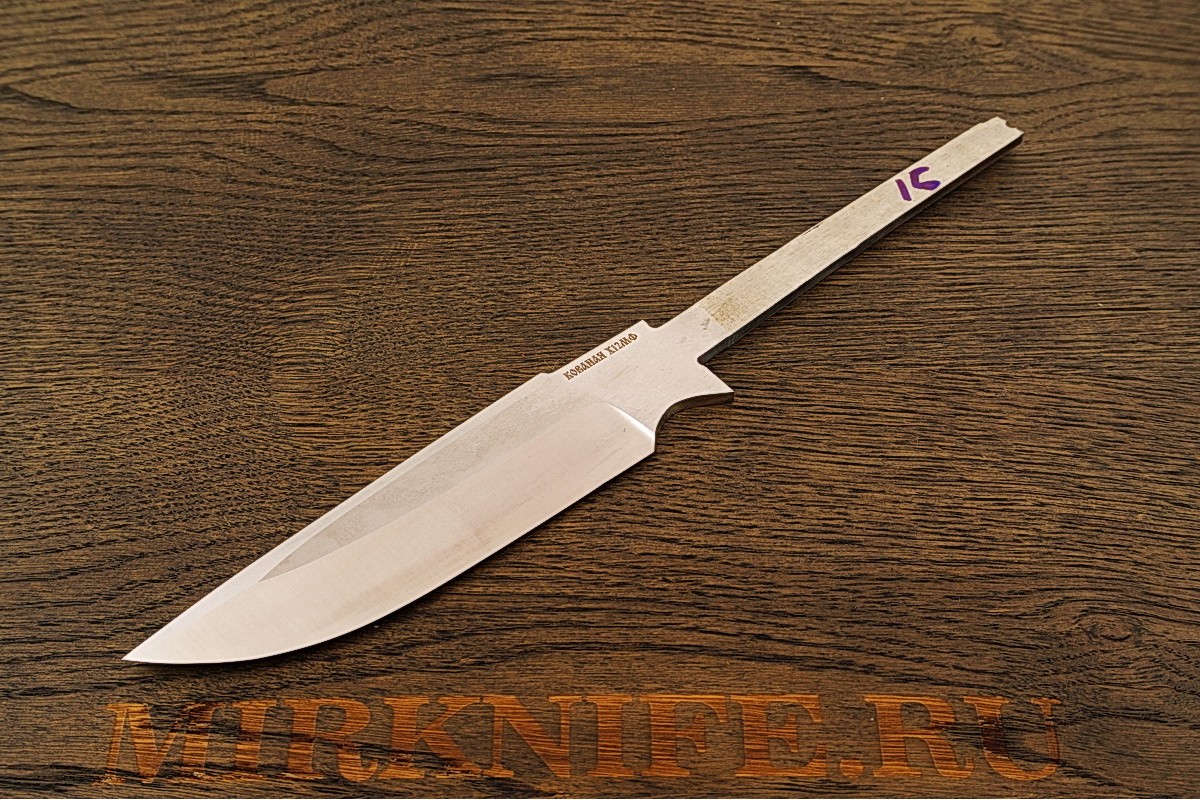 Клинок для ножа из кованой стали Х12МФ N15