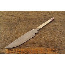 N25 damask steel knife blade