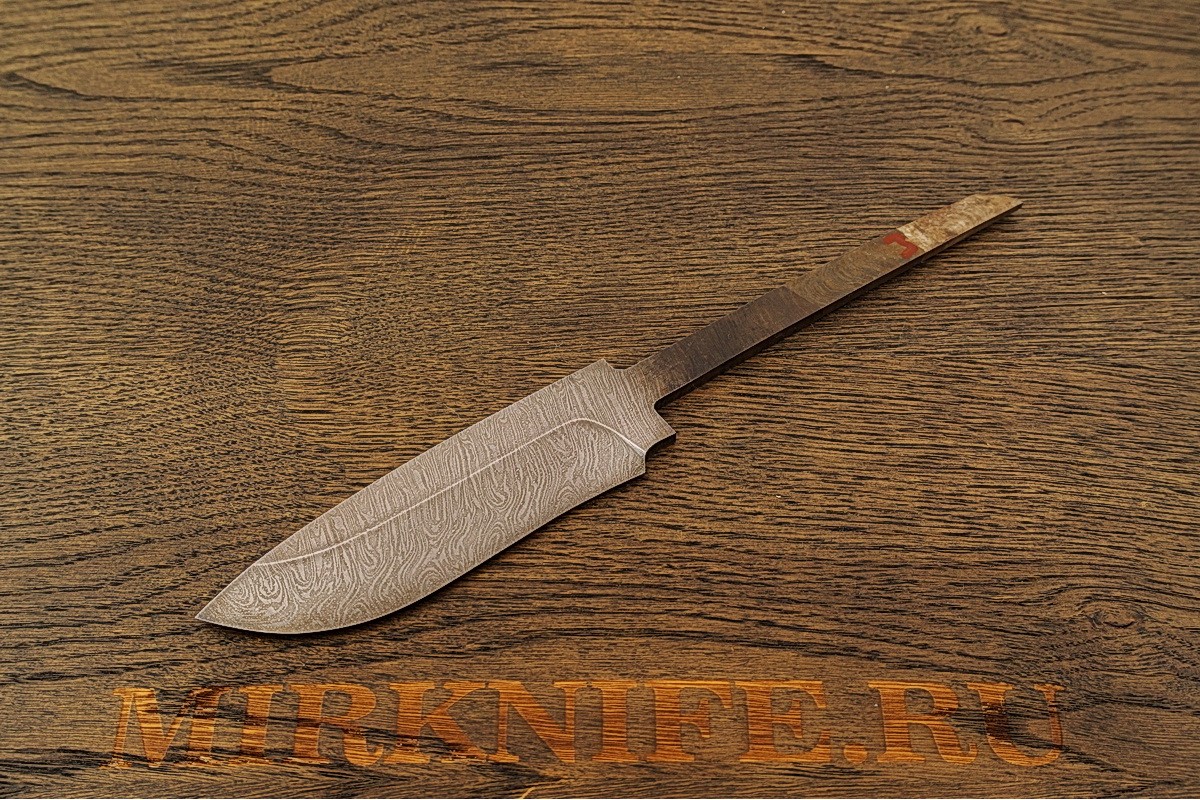 Клинок для ножа из дамасской стали N3