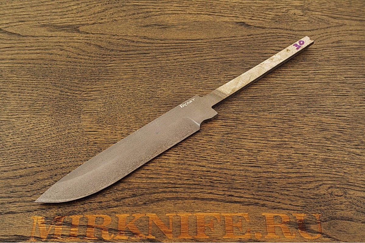 Клинок для ножа из булатной стали N30