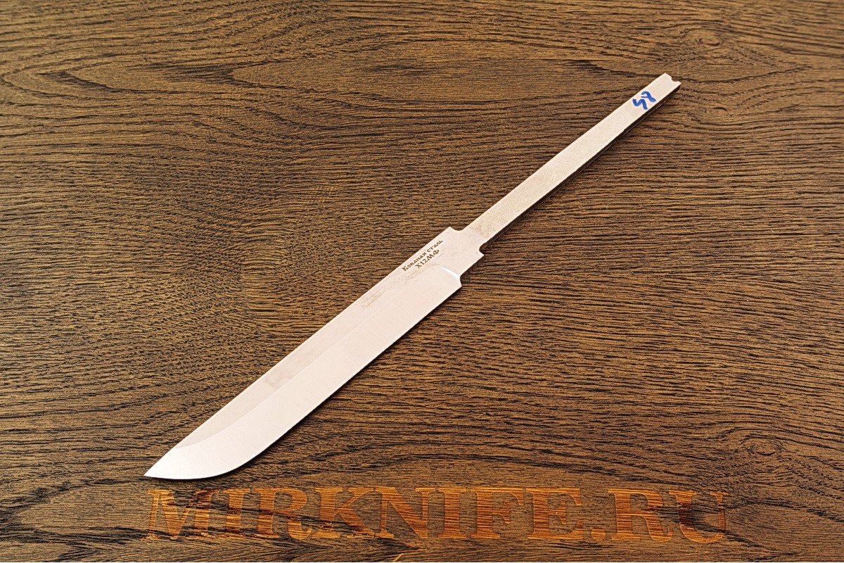 Клинок для ножа из кованой стали Х12МФ N48