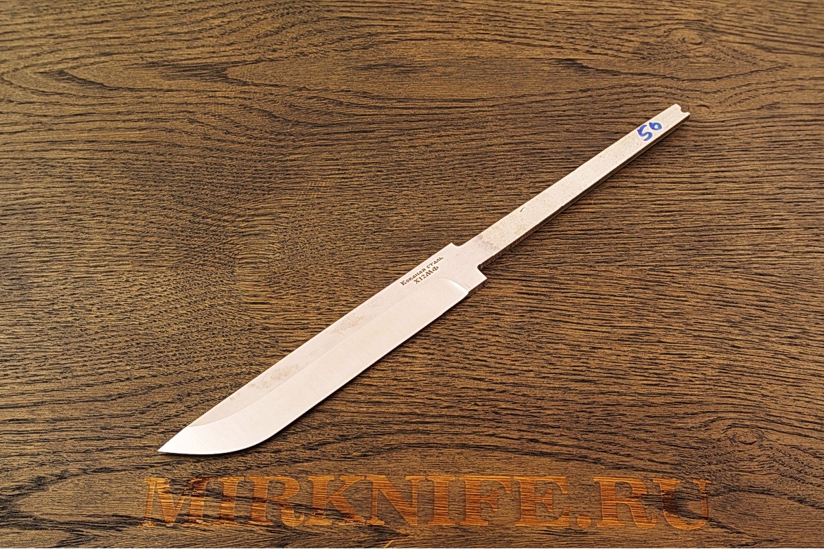 Клинок для ножа из кованой стали Х12МФ N50