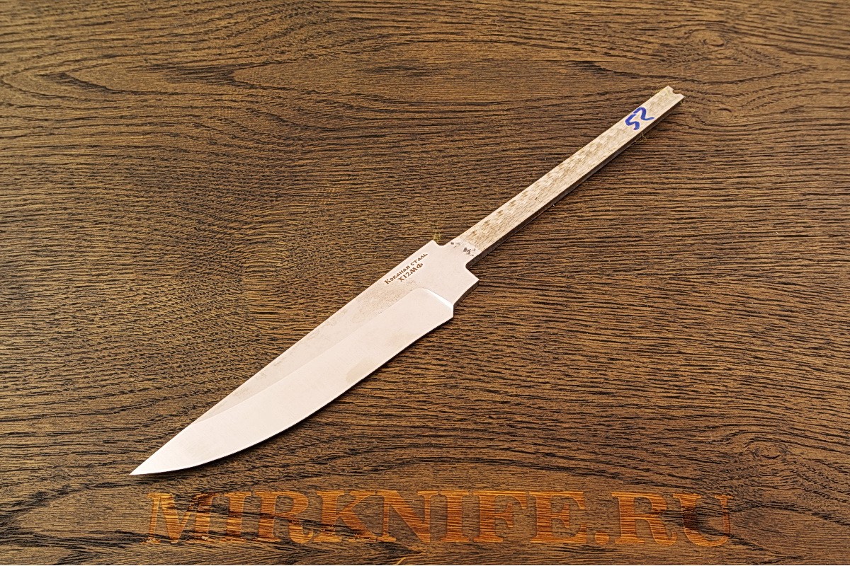Клинок для ножа из кованой стали Х12МФ N52