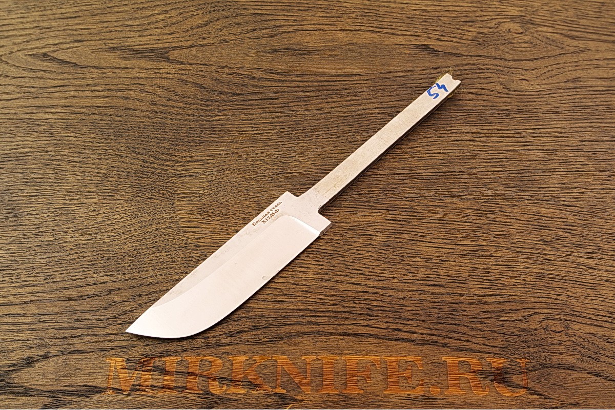 Клинок для ножа из кованой стали Х12МФ N54