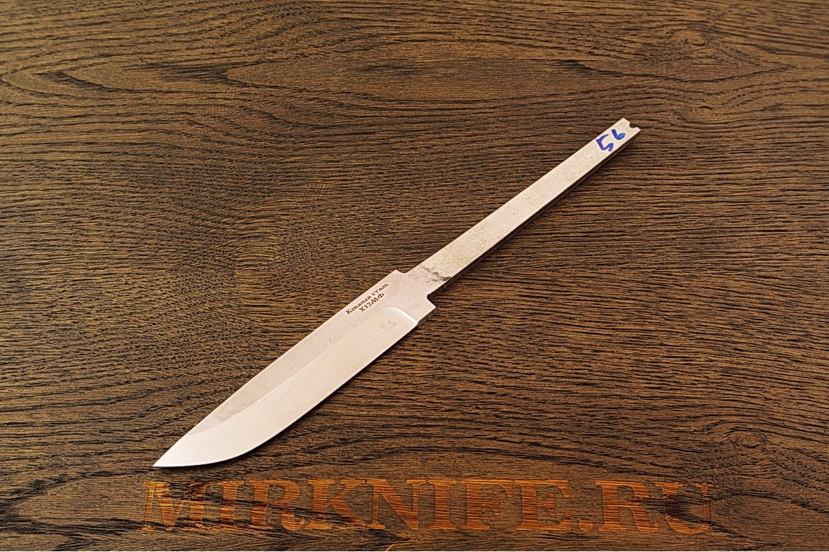 Клинок для ножа из кованой стали Х12МФ N56