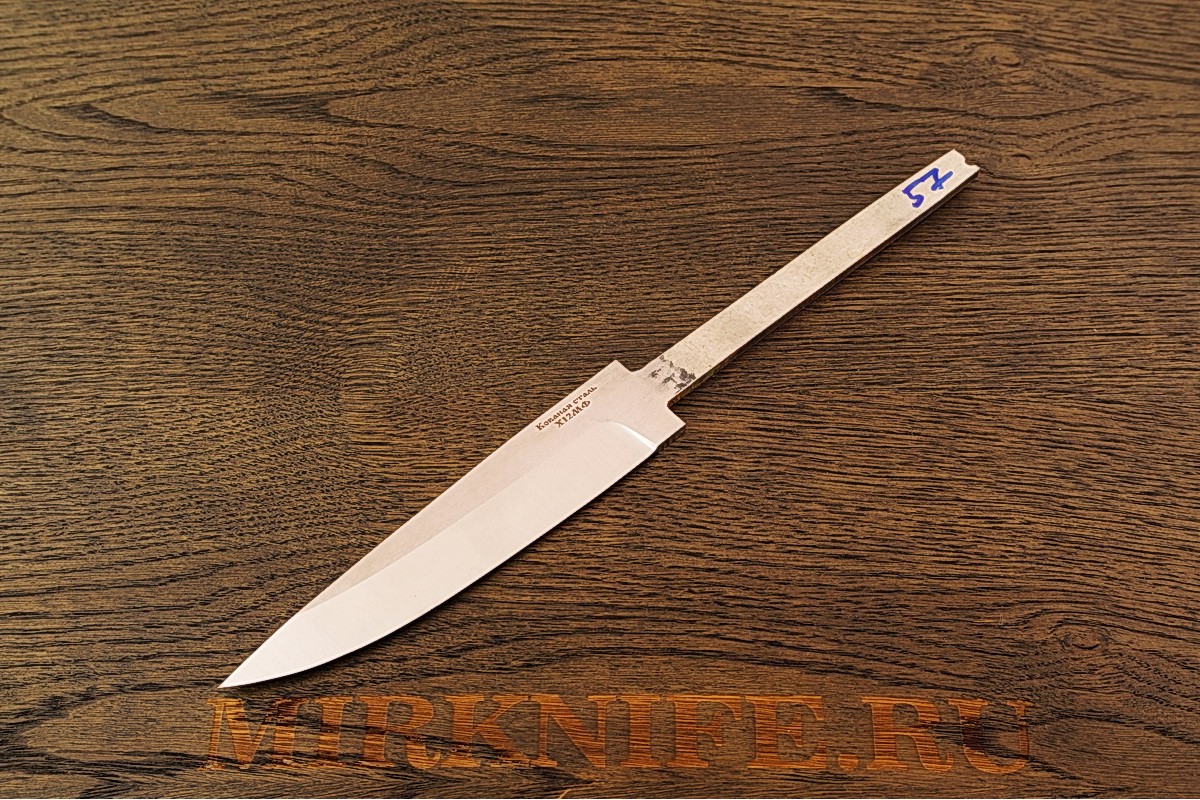 Клинок для ножа из кованой стали Х12МФ N57