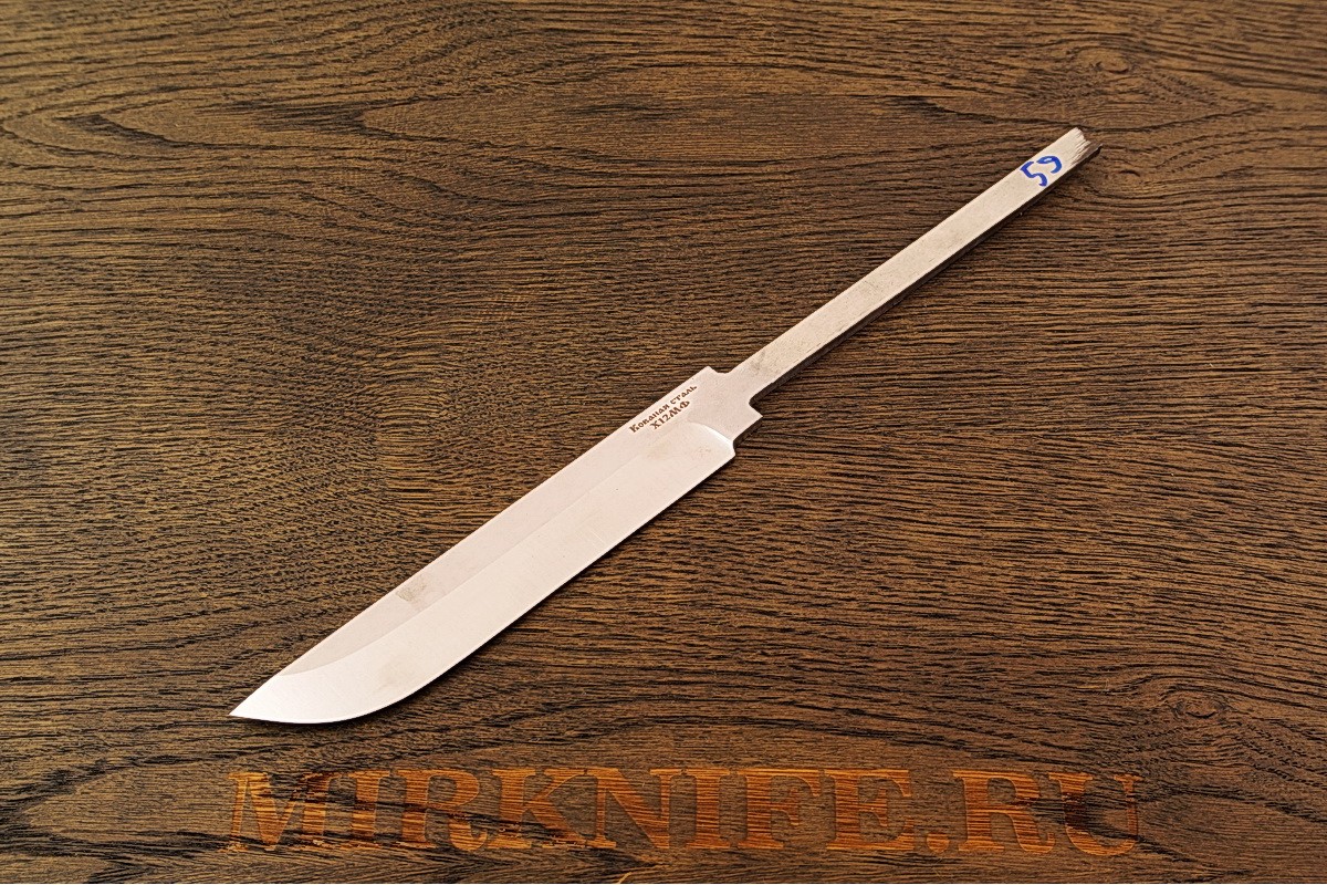 Клинок для ножа из кованой стали Х12МФ N59