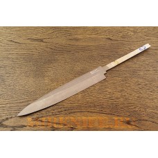 N62 damask steel knife blade
