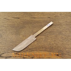 N63 damask steel knife blade