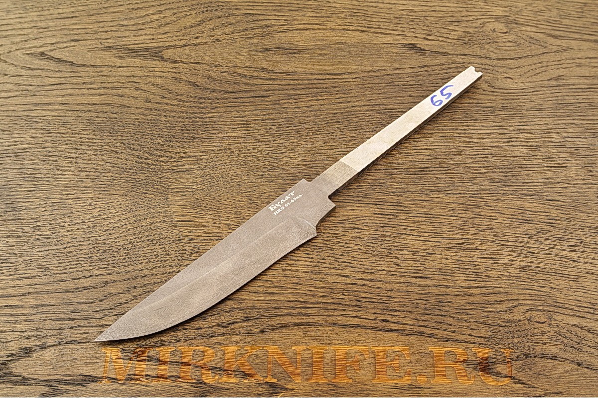 Клинок для ножа из булатной стали N65