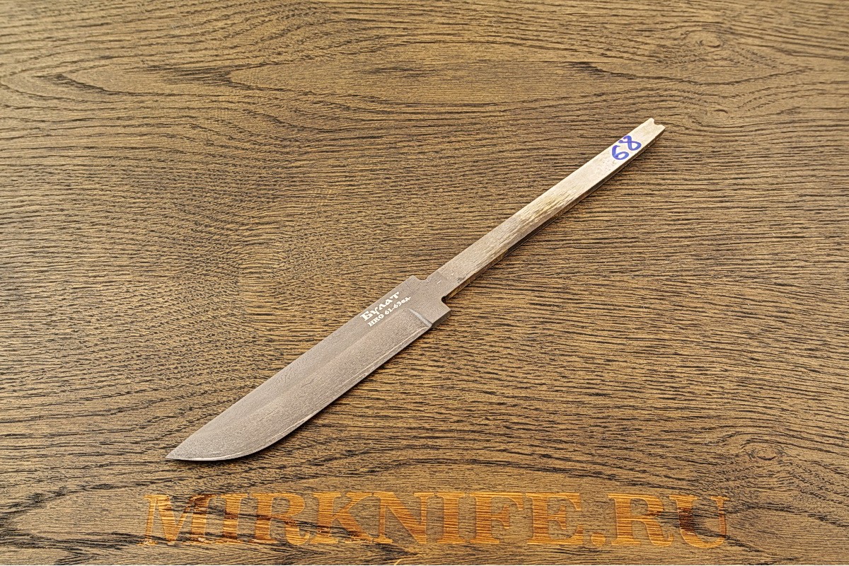Клинок для ножа из булатной стали N68