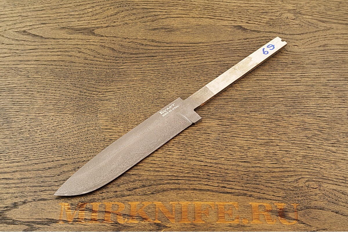 Клинок для ножа из булатной стали N69