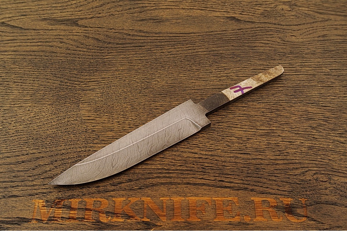 Клинок для ножа из дамасской стали N7