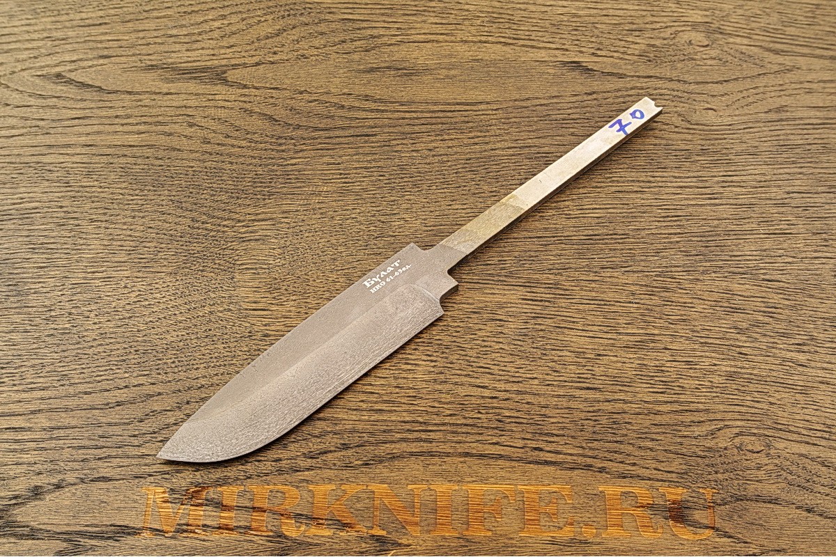 Клинок для ножа из булатной стали N70