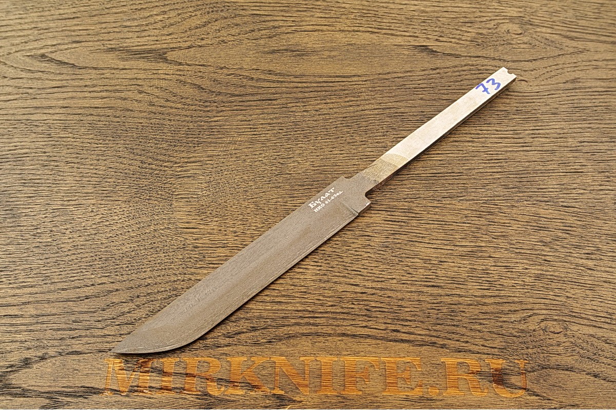 Клинок для ножа из булатной стали N73
