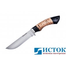 Нож Лорд из кованой 110Х18 с рукоятью из бересты и граба A173