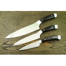 Chef's knife set made of forged steel 440B A110