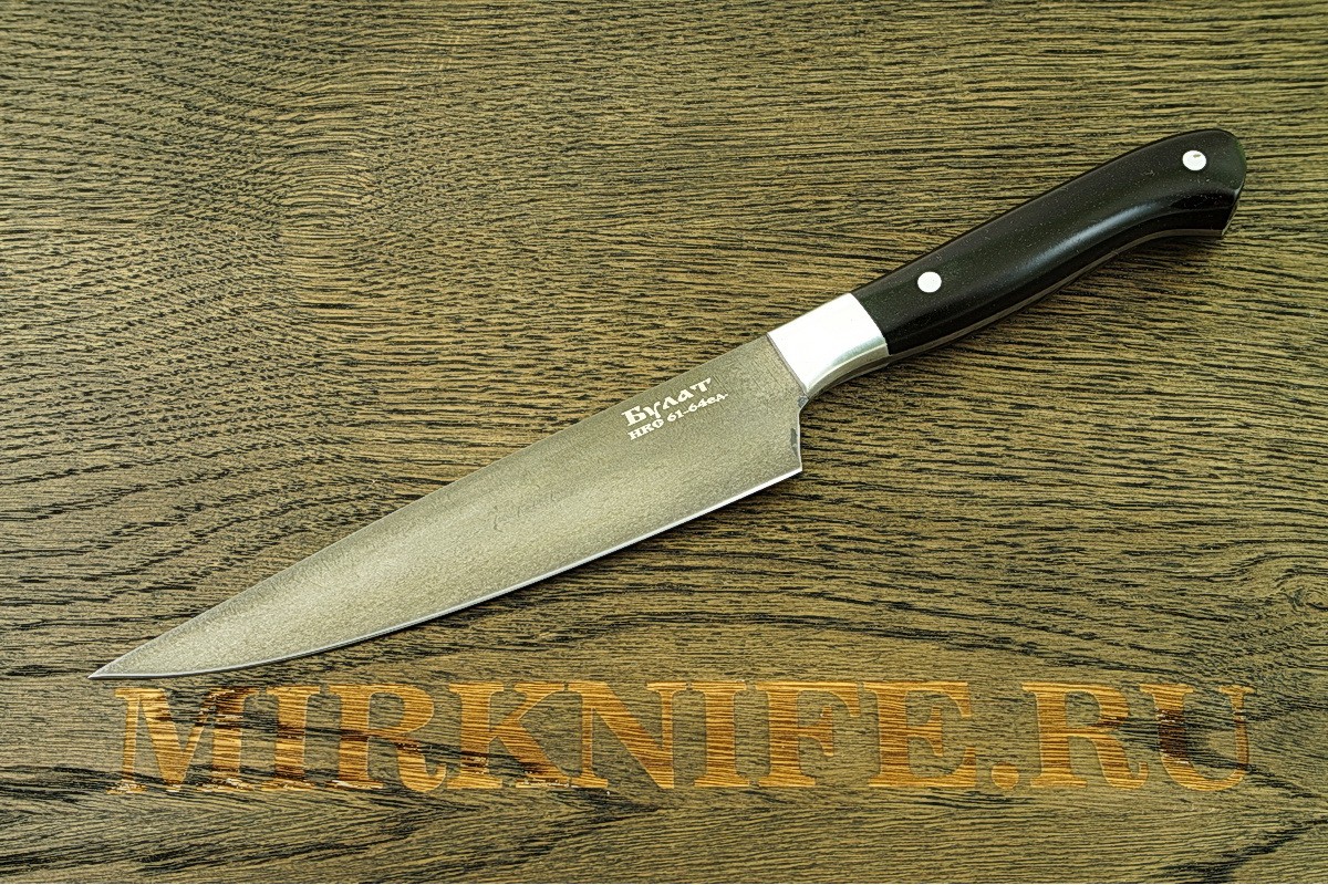 Нож Кухонный средний из булатной стали A112