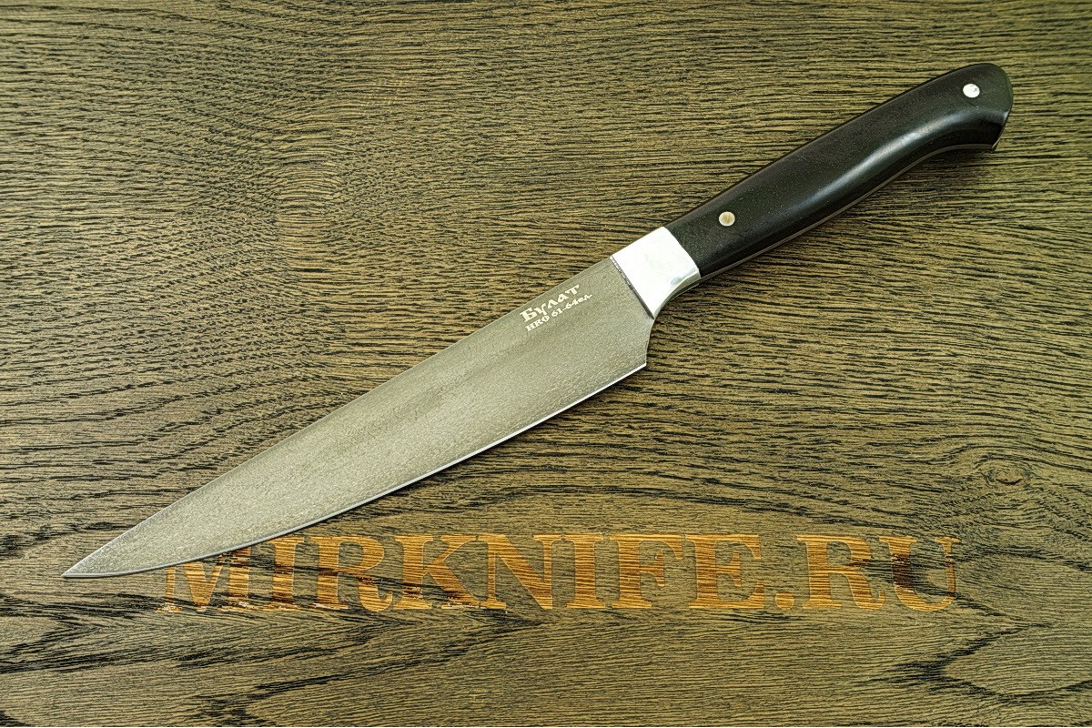 Нож Кухонный большой из булатной стали A117