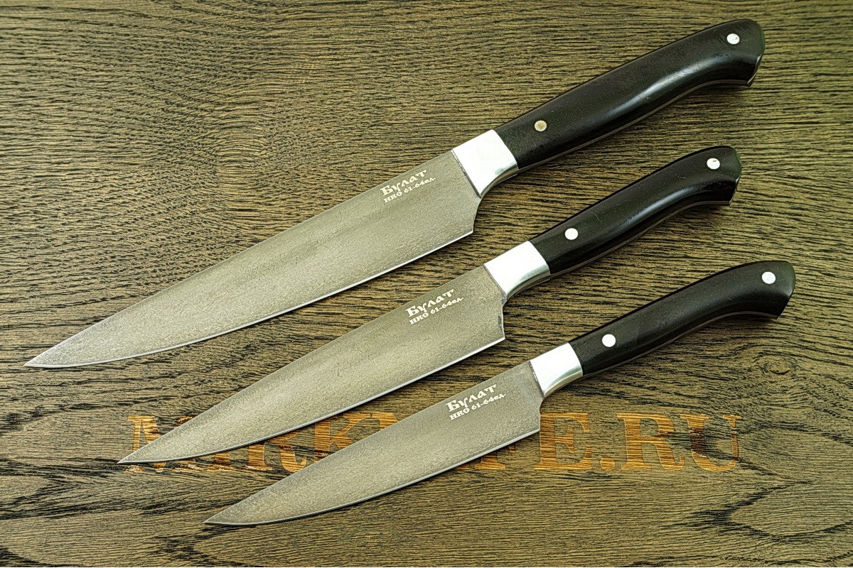 Набор Кухонных ножей из булатной стали A123