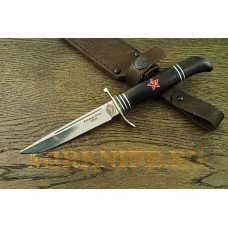 Military USSR Knife Finka NKVD with a star made of forged steel 440B A065
