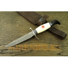 Military USSR Knife Finka NKVD with the star of Wootz steel A066